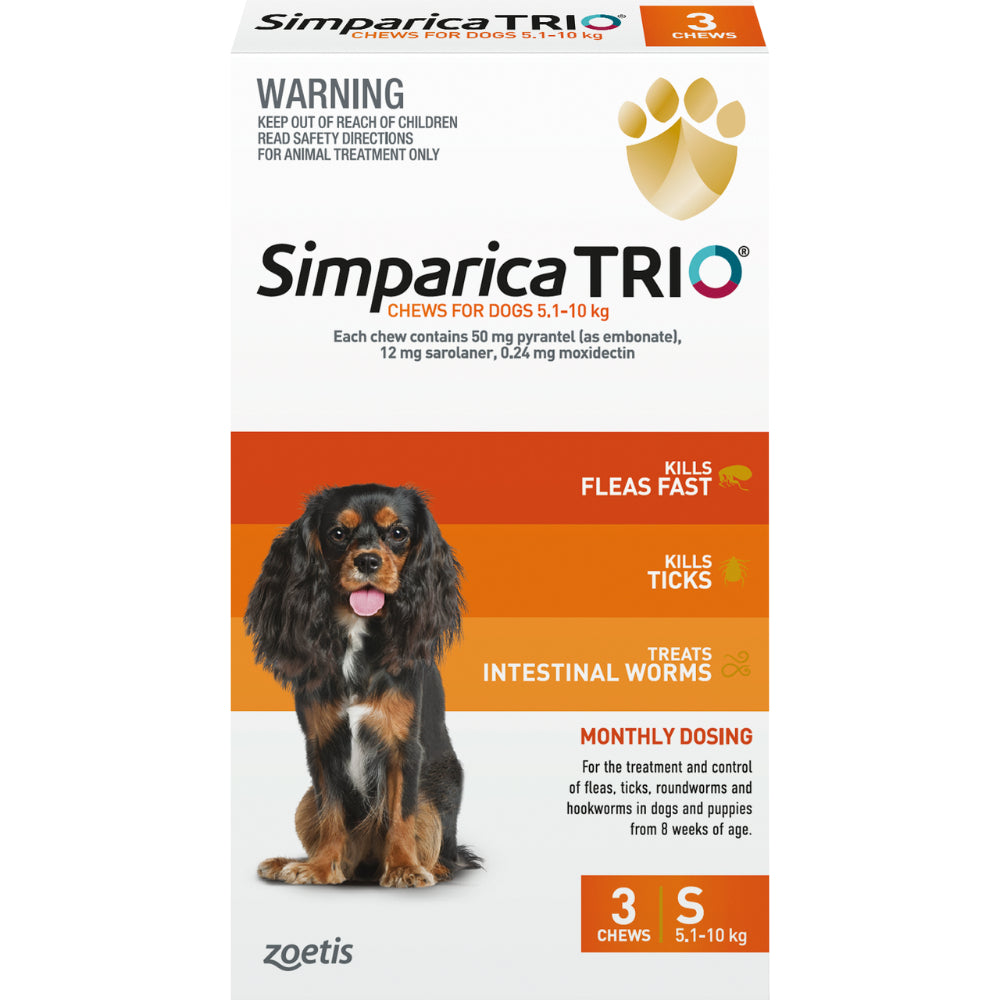 Simparica Trio Chewable Tablet for Dogs