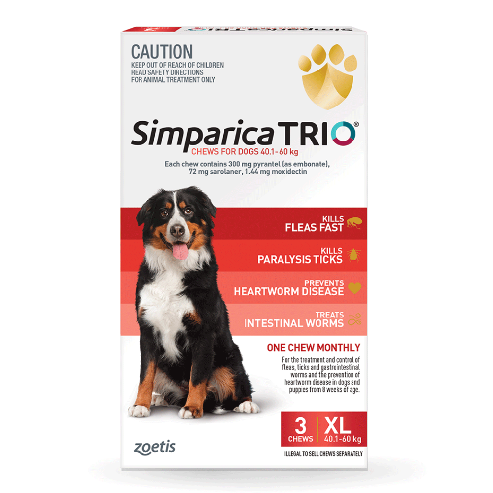 Simparica Trio Chewable Tablet for Dogs